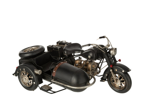 Motocicletta e Sidecar vintage modellino