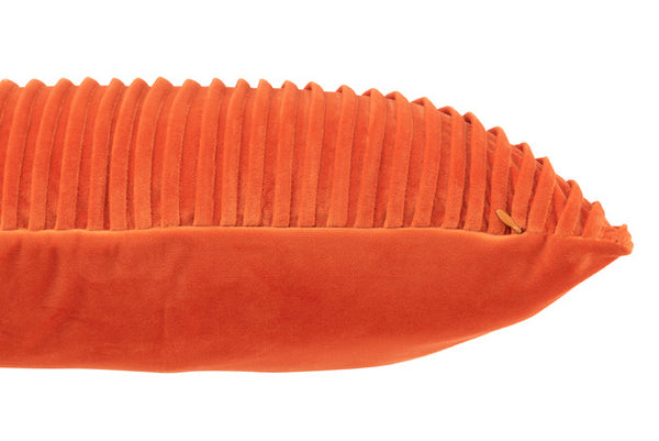 Cuscino arancione con righe