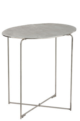 Tavolino in metallo effetto antico